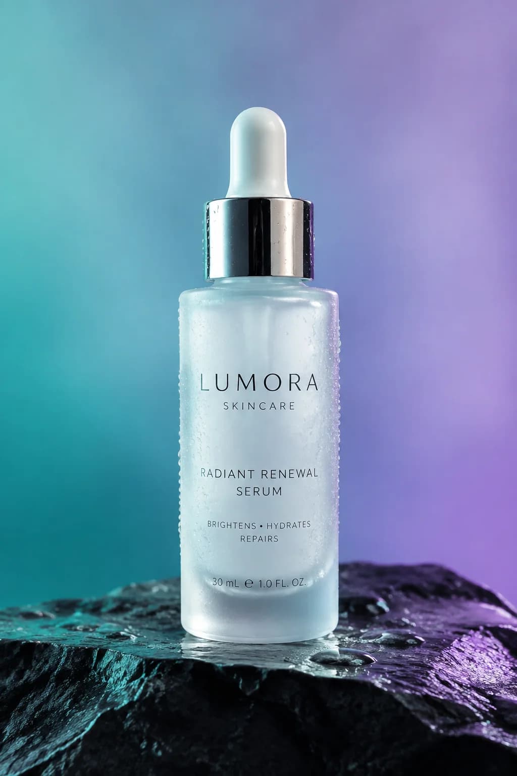 Skincare serum bottle